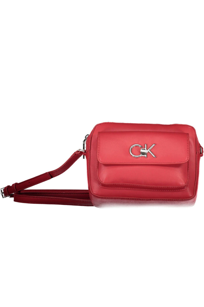 Pink Polyester Women Handbag