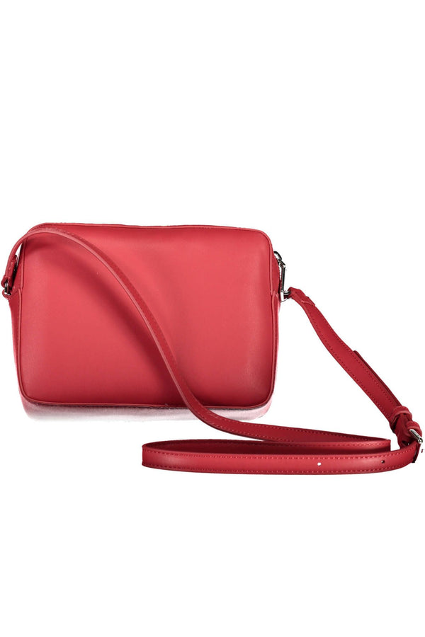 Pink Polyester Women Handbag