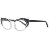 Eyewear de diseñador de borde completo negro elegante