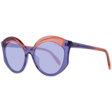 Lunettes de soleil de papillon violet élégant