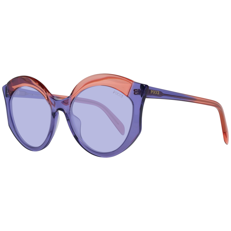 Elegantes gafas de sol de mariposa morada