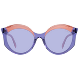 Lunettes de soleil de papillon violet élégant