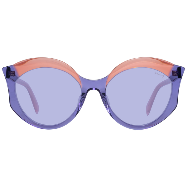 Lunettes de soleil de papillon violet élégant