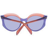 Lunettes de soleil de papillon violet élégant