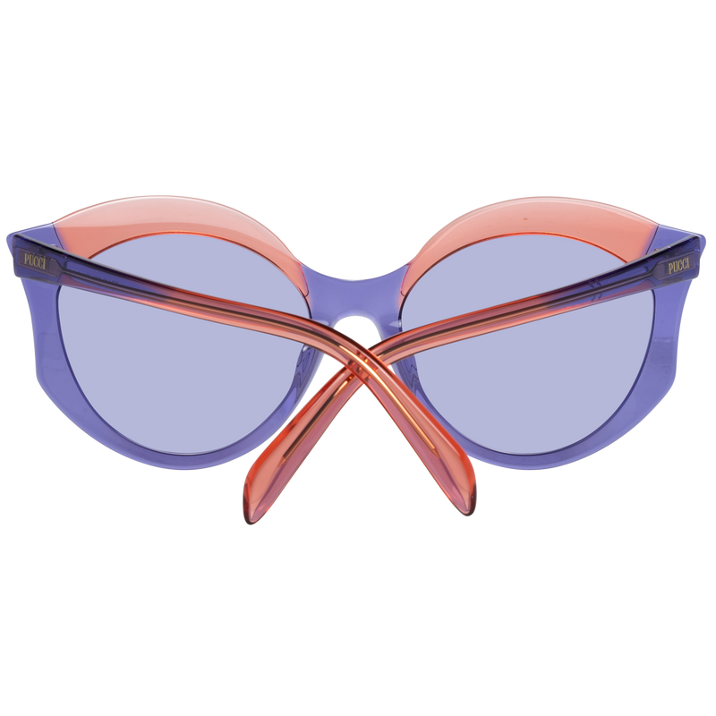 Elegantes gafas de sol de mariposa morada