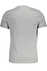 T-scollo a V Sling Slim Fit in grigio