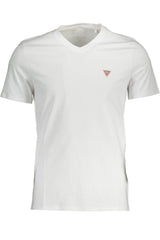 Κομψό Slim Fit V-Neck Logo Tee