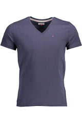 Blue Cotton Men TShirt