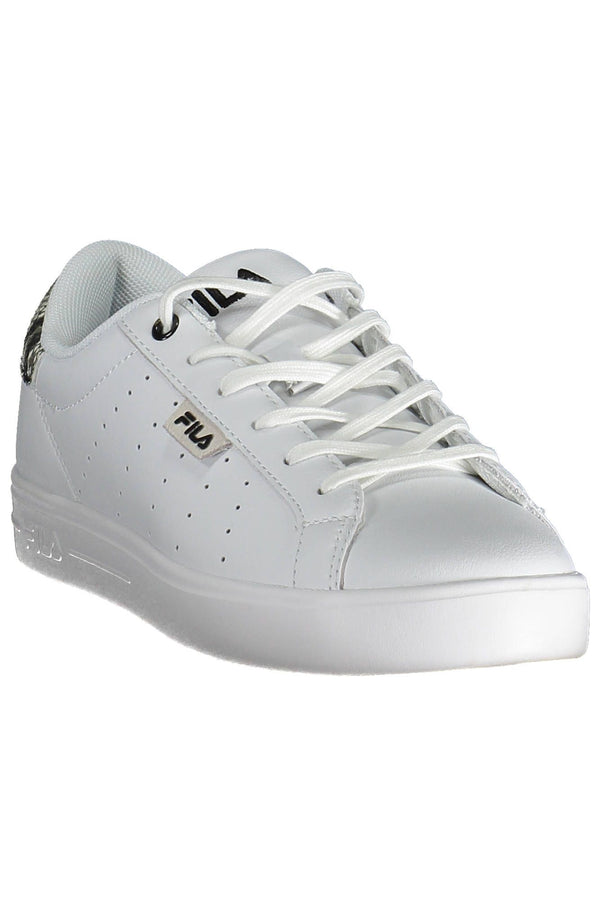 Zapatillas deportivas blancas elegantes con detalles contrastantes