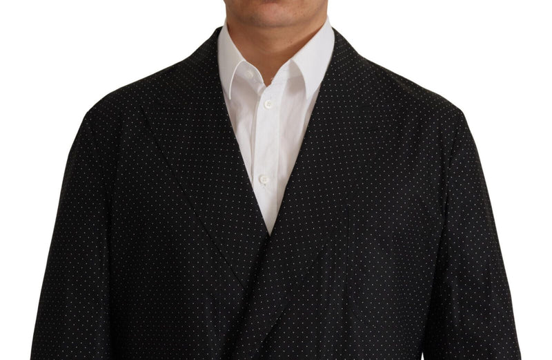 Polka Dot Slim Blazer a doppio petto