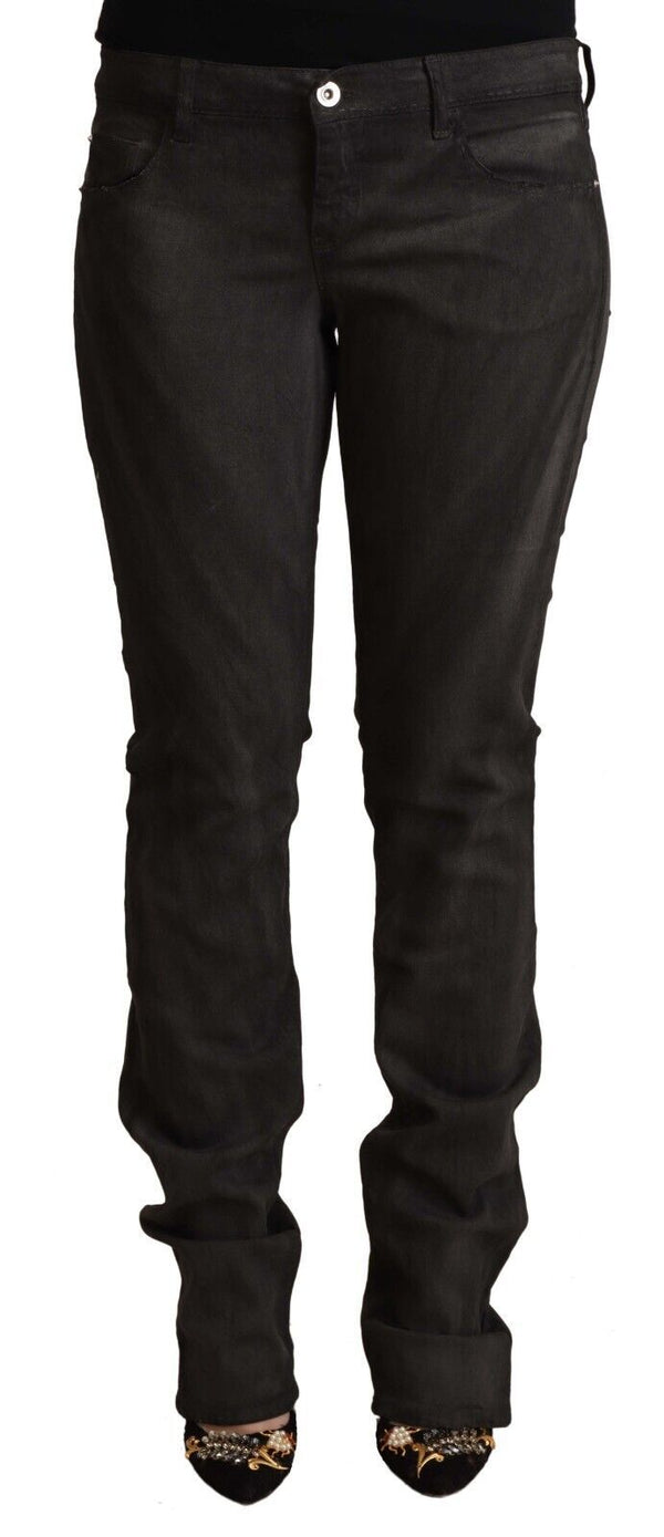 Pantalon noir skinny élégant