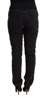 Jeans chic bassi bassi neri slim fit