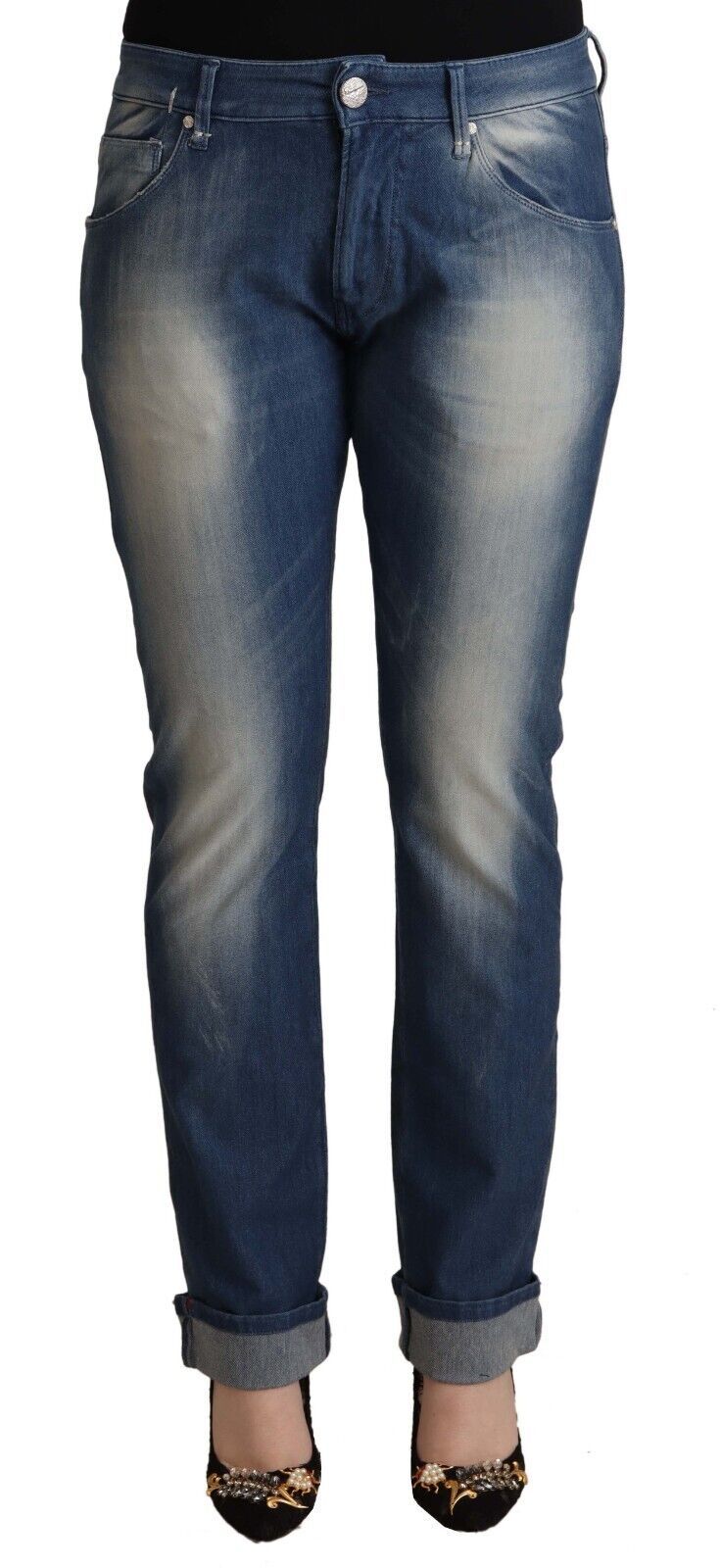 Chic Mid Taille Skinny Denim Jeans