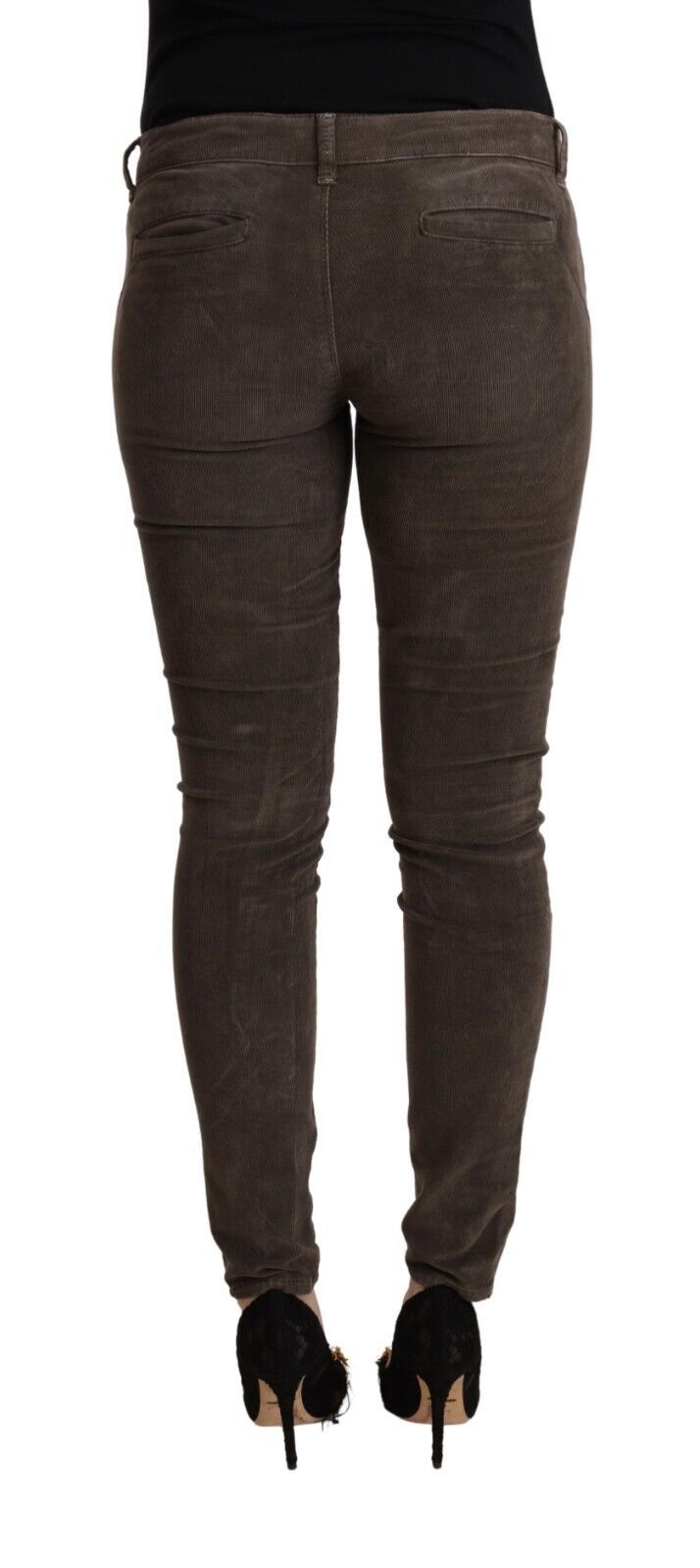 Chic Slim Fit Brauner Skinny Jeans