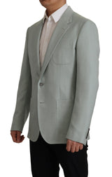 Κομψό Slim Fit Cashmere Silk Blazer Backet