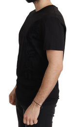 Élégant t-shirt de bise-coque noir