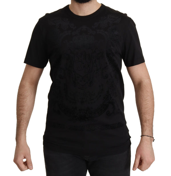 Élégant t-shirt de bise-coque noir