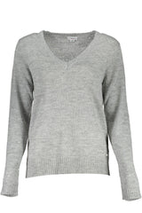 Elegant Long-Sleeved V-Neck Sweater