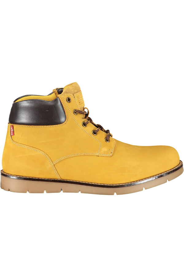 Sunset Yellow Boots Boots με λεπτομέρειες δαντέλας