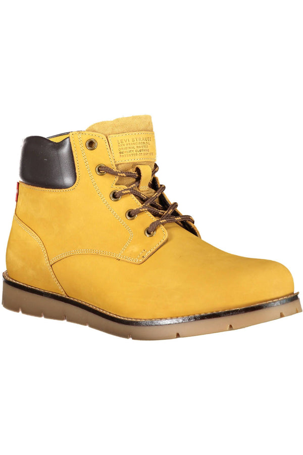 Sunset Yellow Boots Boots με λεπτομέρειες δαντέλας