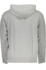 Klassisches graues Kapuzen -Sweatshirt