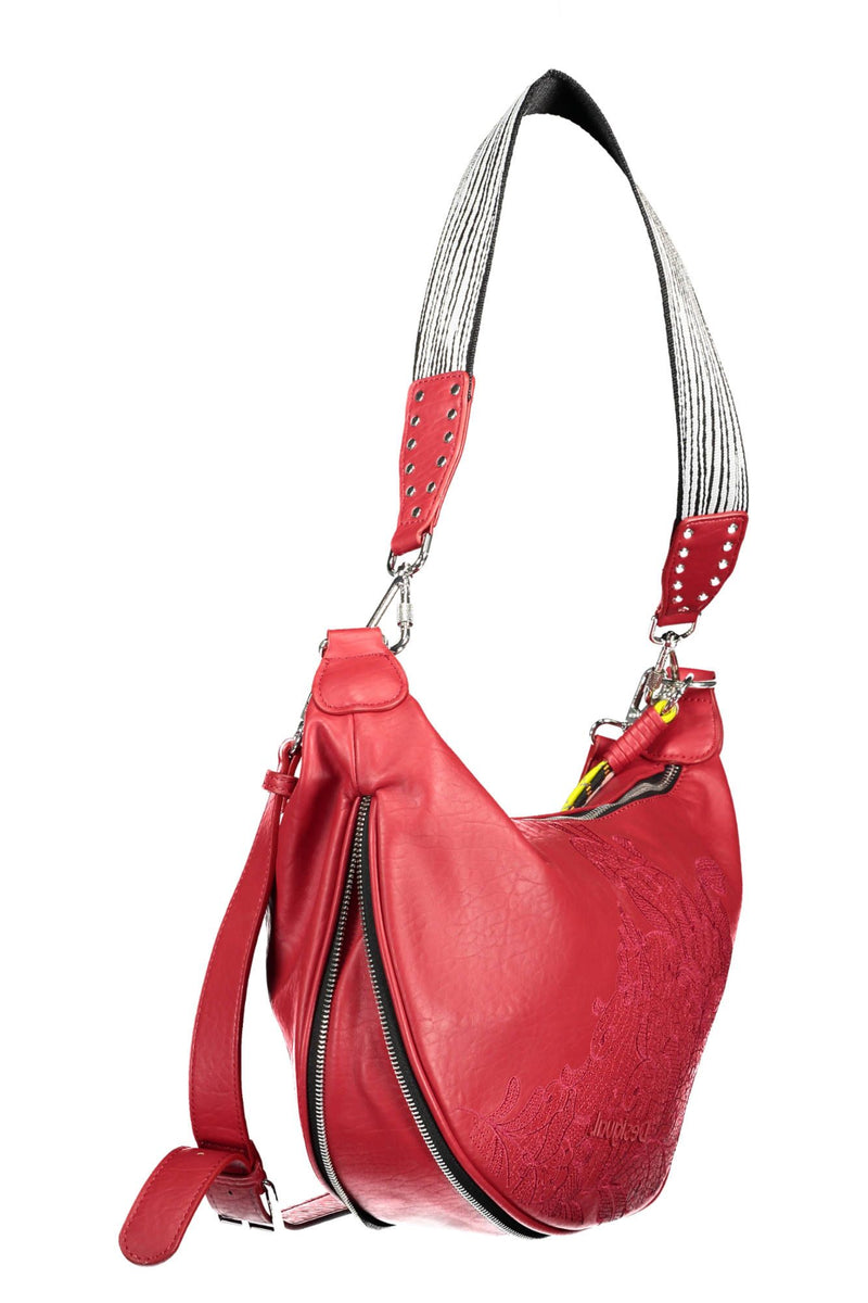 Sizzling Red Expandable Handbag