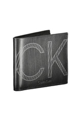 Sleek Black Leather RFID Wallet