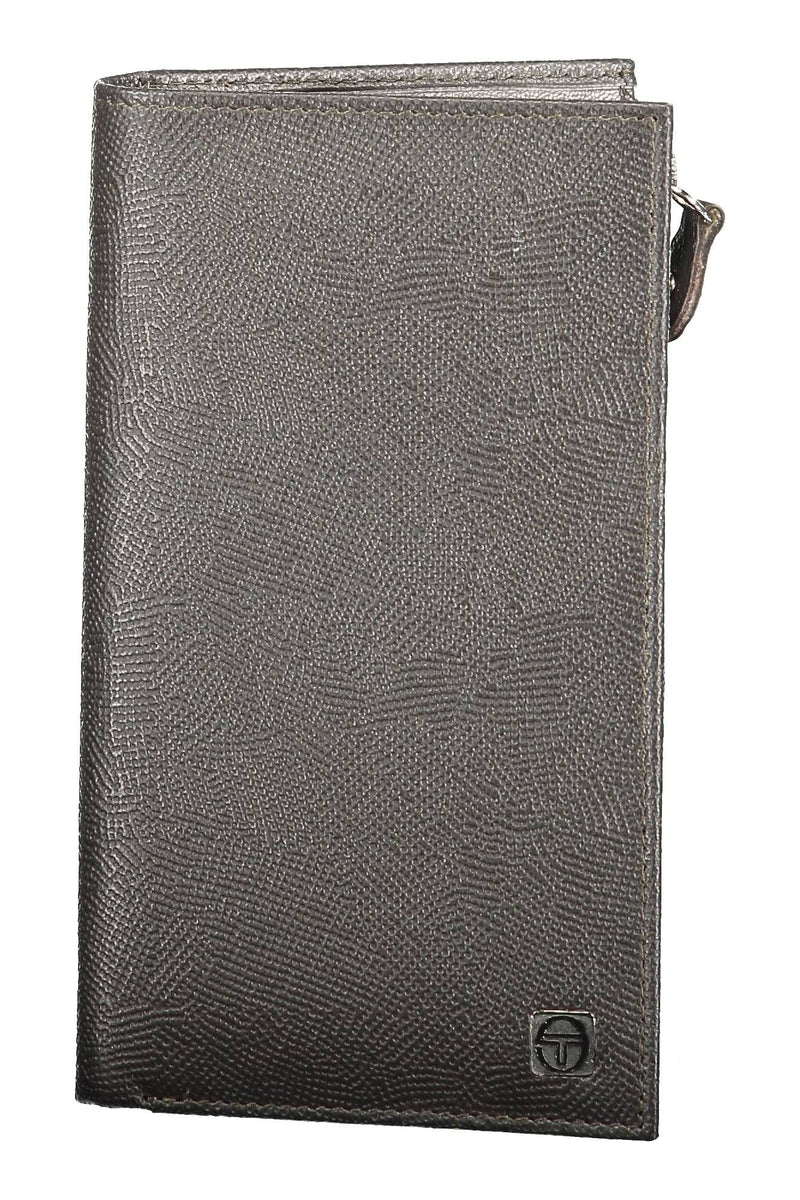 Elegante portafoglio bifold in pelle con tasca per moneta