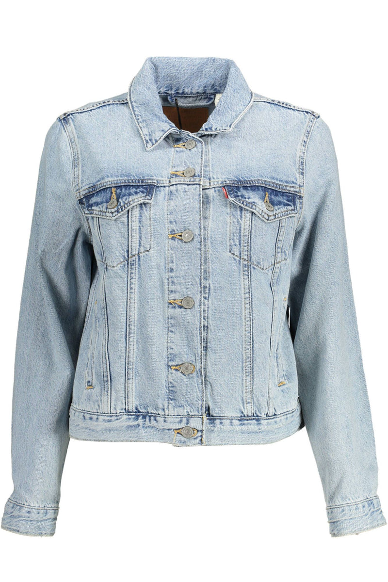 Zeitlose hellblaue Jeansjacke