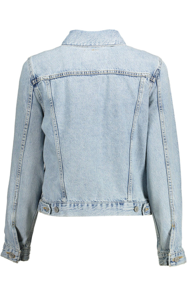 Veste en jean bleu clair intemporel