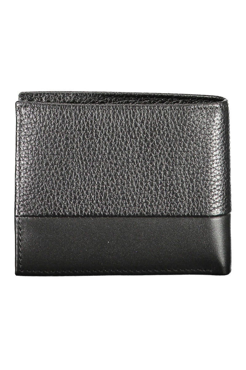 Sleek Black Leather RFID Wallet