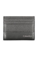 Sleek Leather Card Holder in Timeless Black