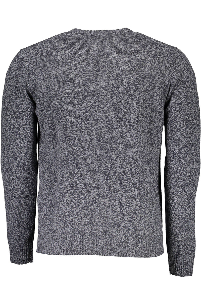 Elegant Crew Neck Sweater with Contrasting Details