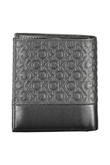 Elegant Black Leather Bifold Wallet