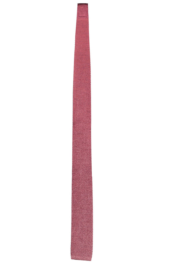 Elegante corbata roja de seda para caballeros sofisticados