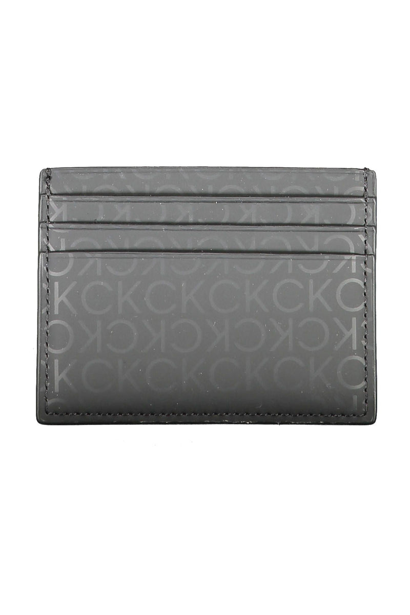 Sleek Black Polyethylene Card Holder