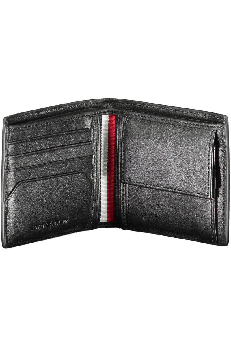 Chic Black Bifold Wallet with Coin Purse