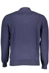 Umweltbewusster Rollkragenpullover in Blau