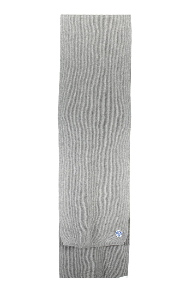 Gray Cotton Men Scarf