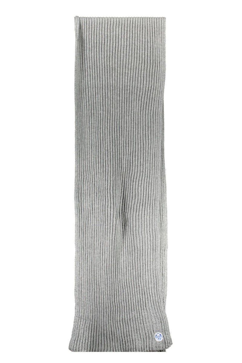 Gray Cotton Men Scarf