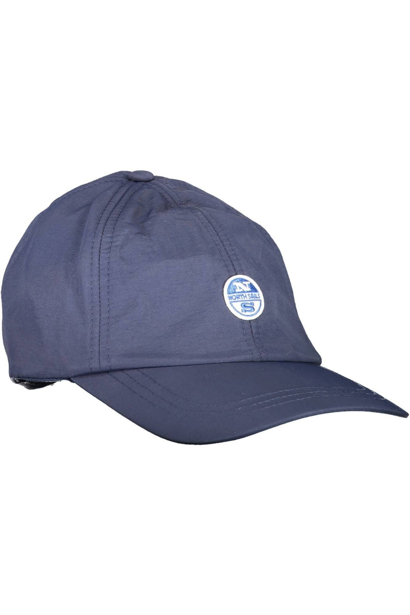 Elegante cappuccio per visiera blu con logo firma