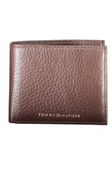 Elegant Brown Leather Bi-Fold Wallet