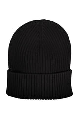 Black Cotton Men Cap