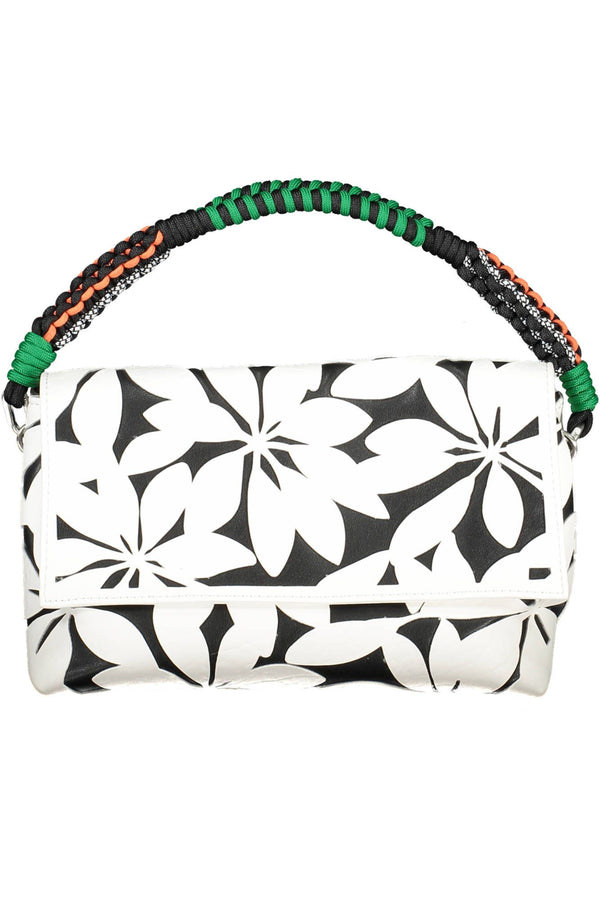 Chic White Contrasting Detail Sweger Sac