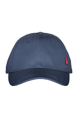 Gorra de visera de algodón azul elegante