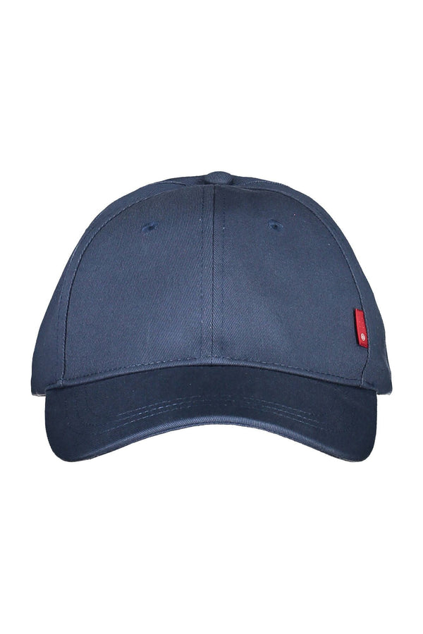 Chic Blue Cotton Visor Cap