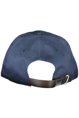 Gorra de visera de algodón azul elegante