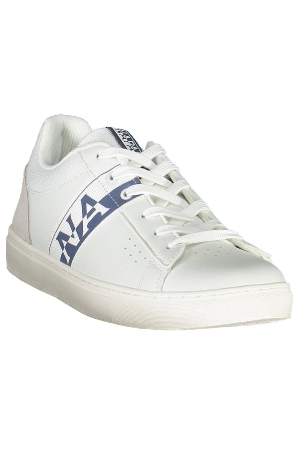 Sneaker al pizzo bianco chic con accento logo