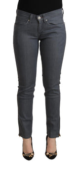 Chic Slim Fit Grey Jeans Freude