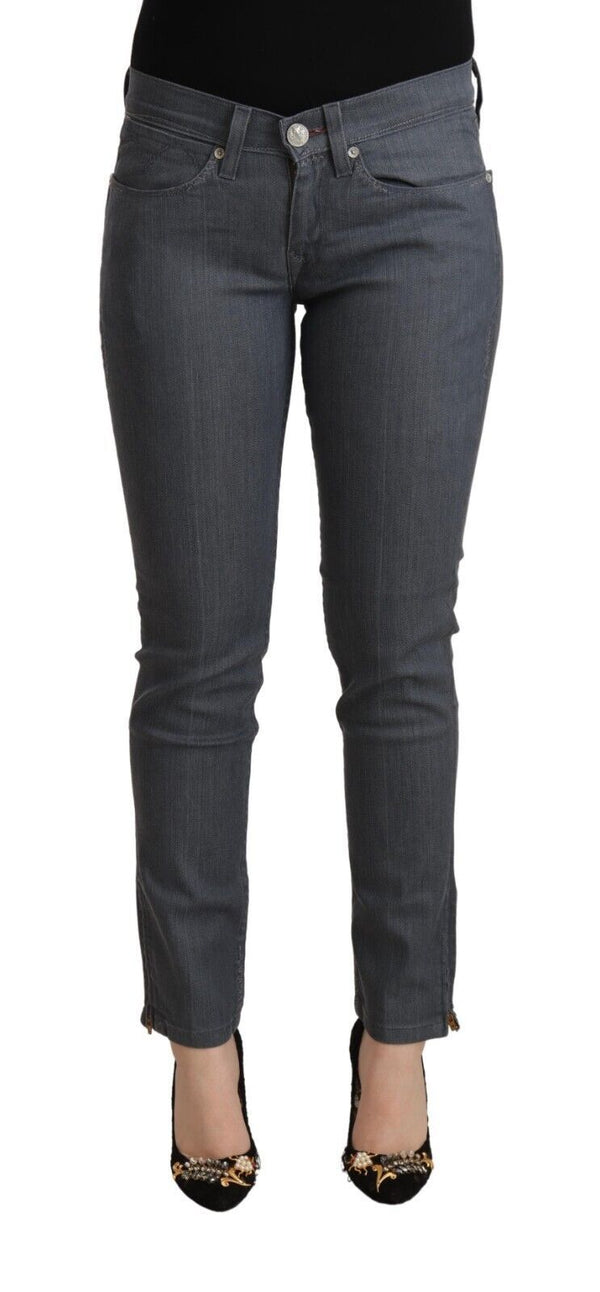 Chic Slim Fit Grey Jeans Freude